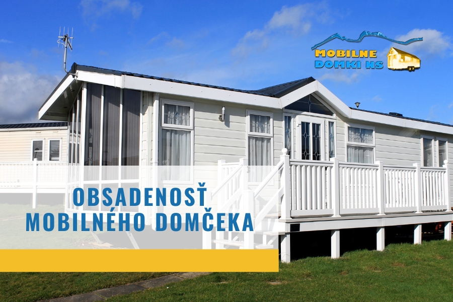 Obsadenosť mobilného domčeka počas roka